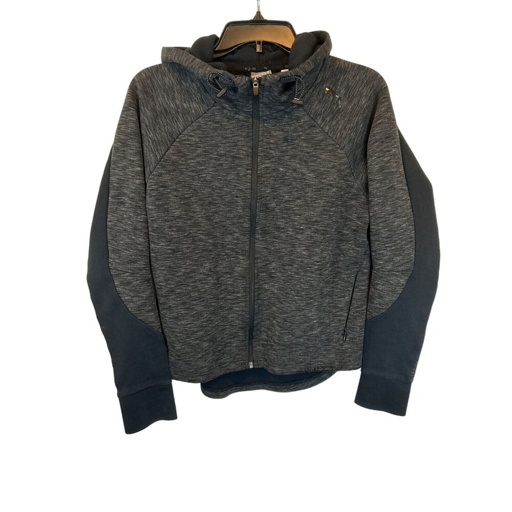 Puma Jacket Men Small  Full Zip Hooded Activewear‎ Streetwear Fleece Athleisure